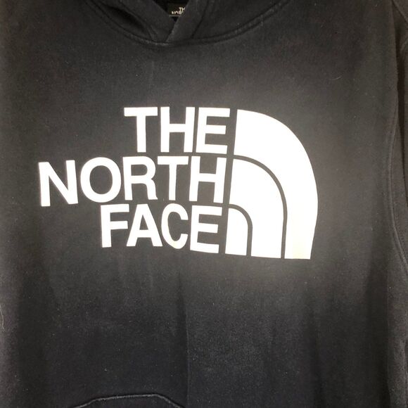 Men’s Classic Black The North Face Hoodie, Hooded Sweatshirt SZ L - Picture 6 of 11